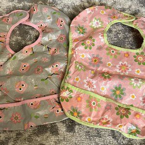 Koala Baby Large Baby Bibs Flowers/Owls